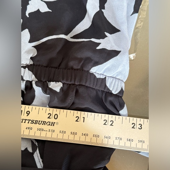 Lane Bryant 4 way navy blue floral dress off shoulder sleeveless - Picture 5 of 16